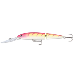 Wobler Rapala Jointed Deep Husky Jerk 12 PTU - Pink Tiger UV
